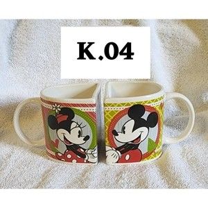 K.004- 2011 Disney Mickey and Minnie Mouse mug set